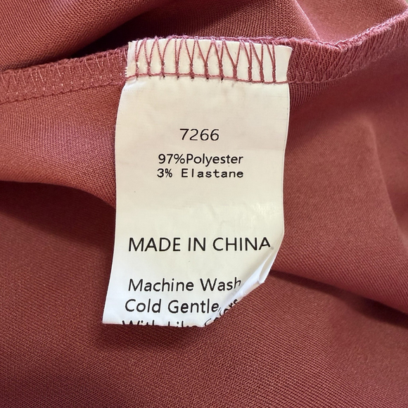 PrettyGarden Dark Pink Sleeveless Dress - Large - Picture 10 of 11